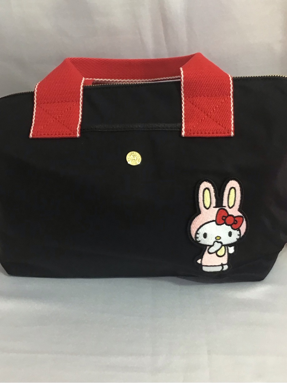 Kipling x Hello Kitty Tote Bag featuring a Lunar Rabbit design